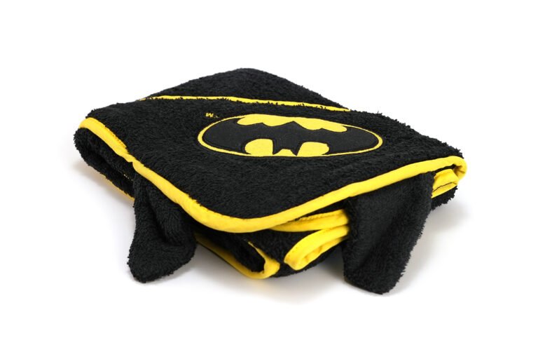 Baby Cap Towel With Contrast Piping Hood Embroidery