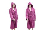 Micro Terry Adult Hooded Bathrobe