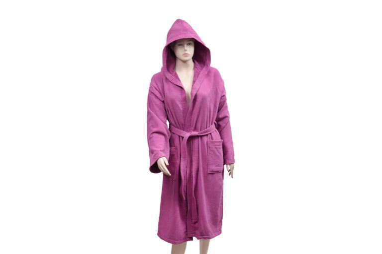 Micro Terry Adult Hooded Bathrobe