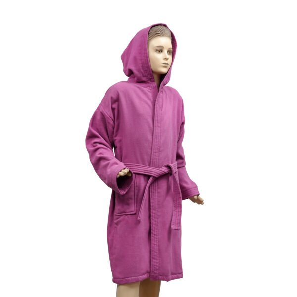 Micro Terry Kids Hooded Bathrobe