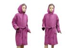 Micro Terry Kids Hooded Bathrobe