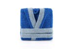 Terry Hooded Bathrobe with Contrast Fashion