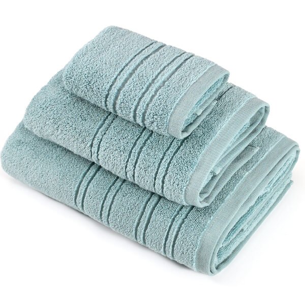 Zero Twist Terry Towel 3Pcs Set.