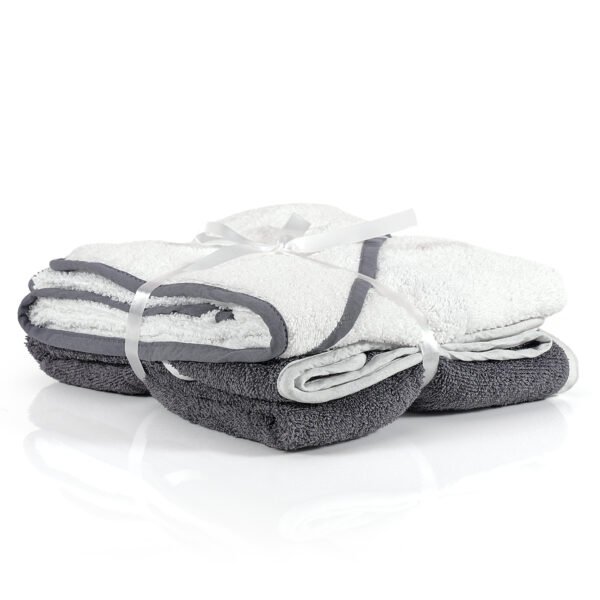 Baby Cap Towel Set with Contrast Pippen